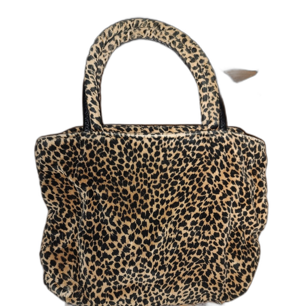 animal print small faux fur mobwife Mini handbag